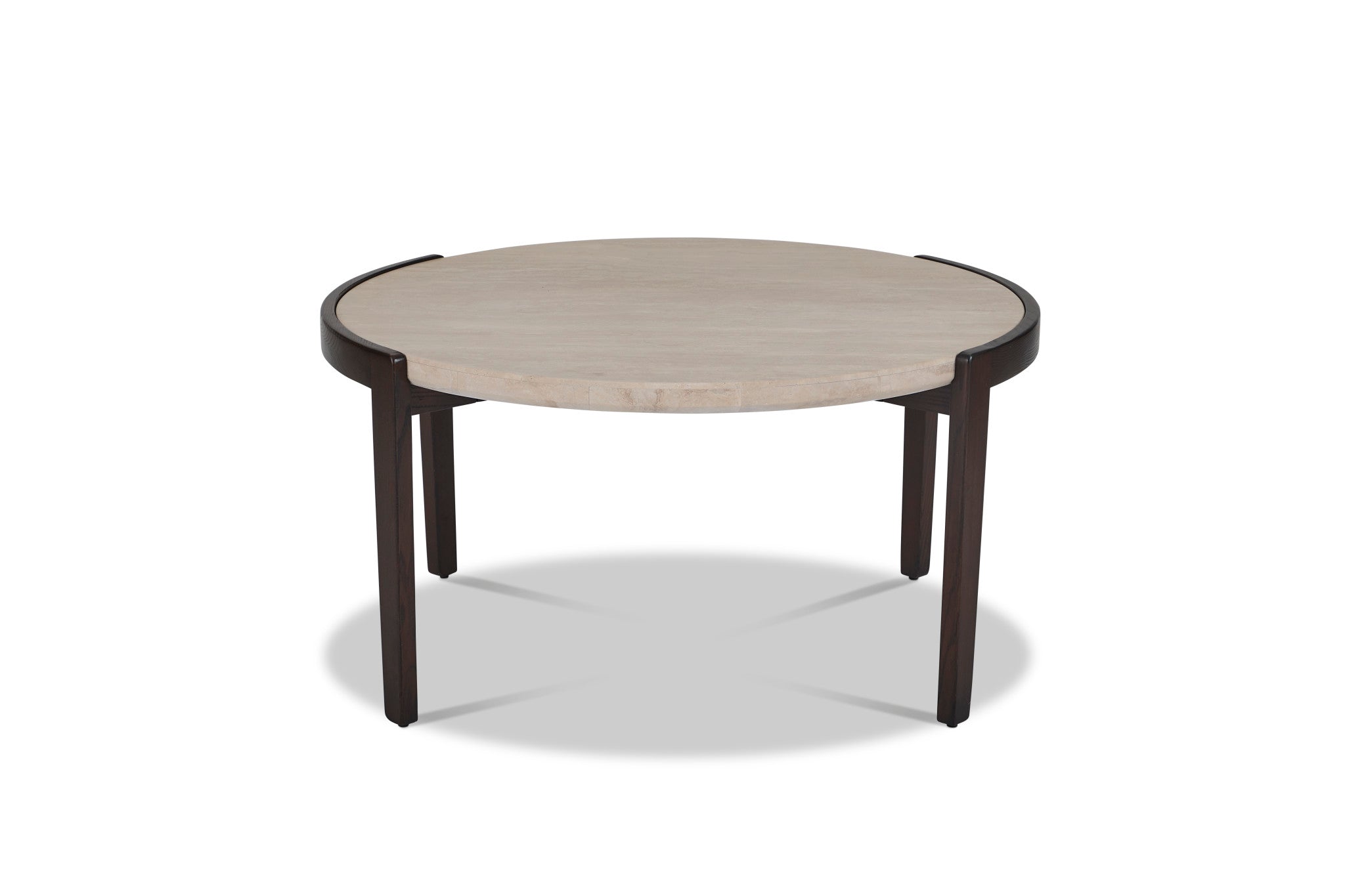 Palette Brown Round Coffee Table