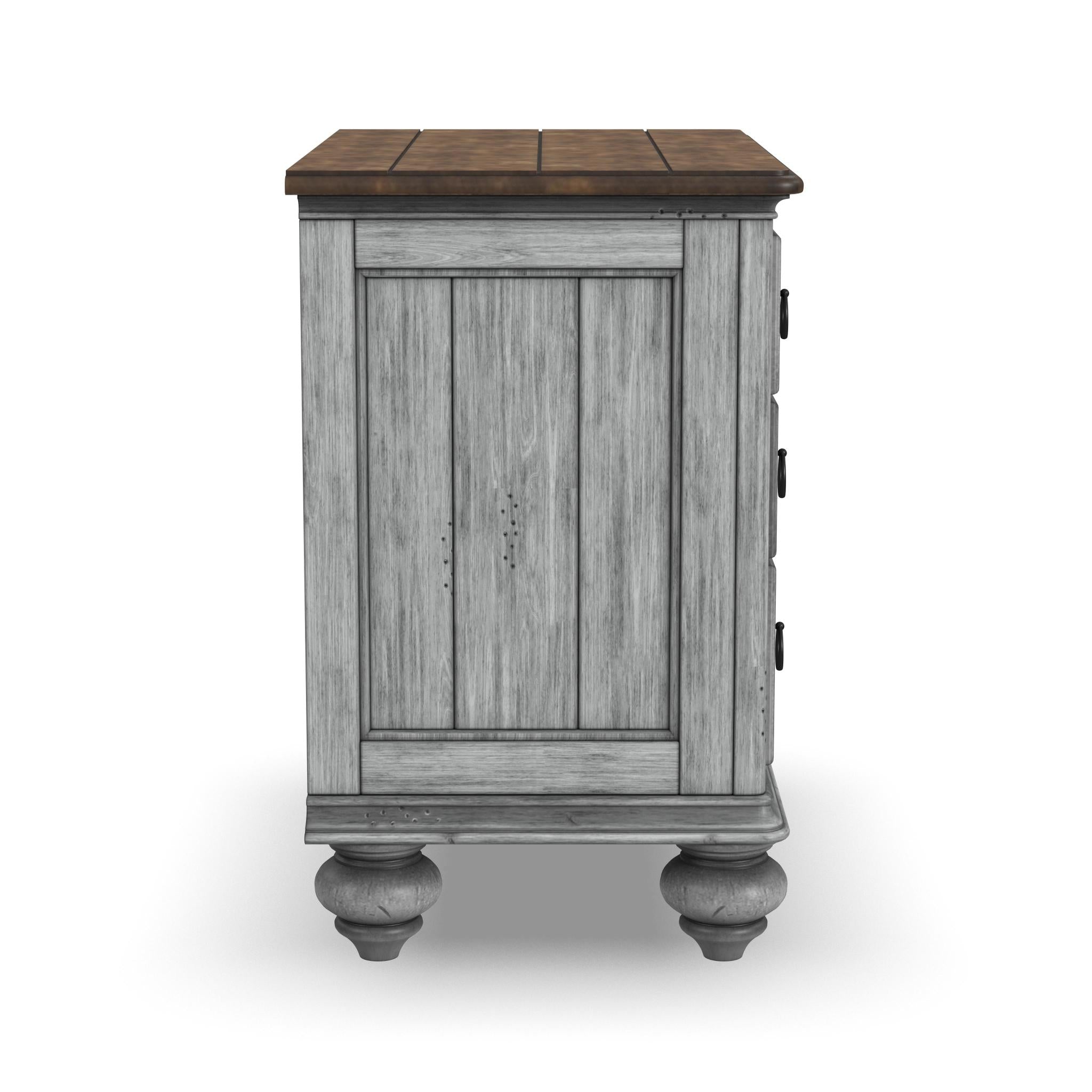 Plymouth Gray Nightstand