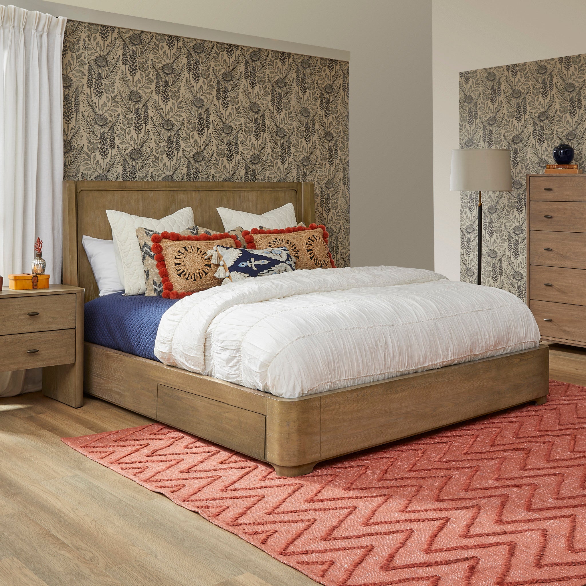 Normandy King Panel Storage Bed