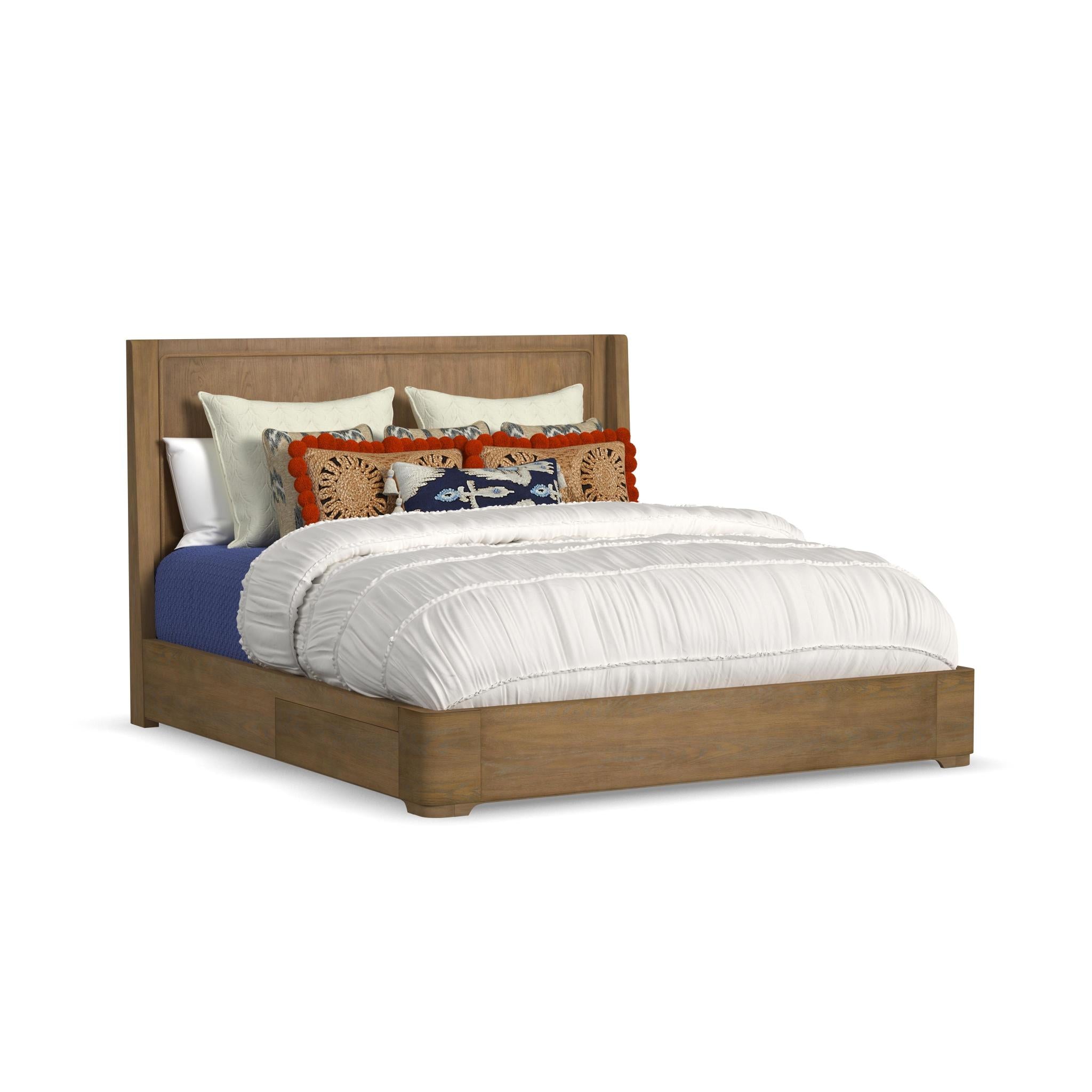 Normandy King Panel Storage Bed