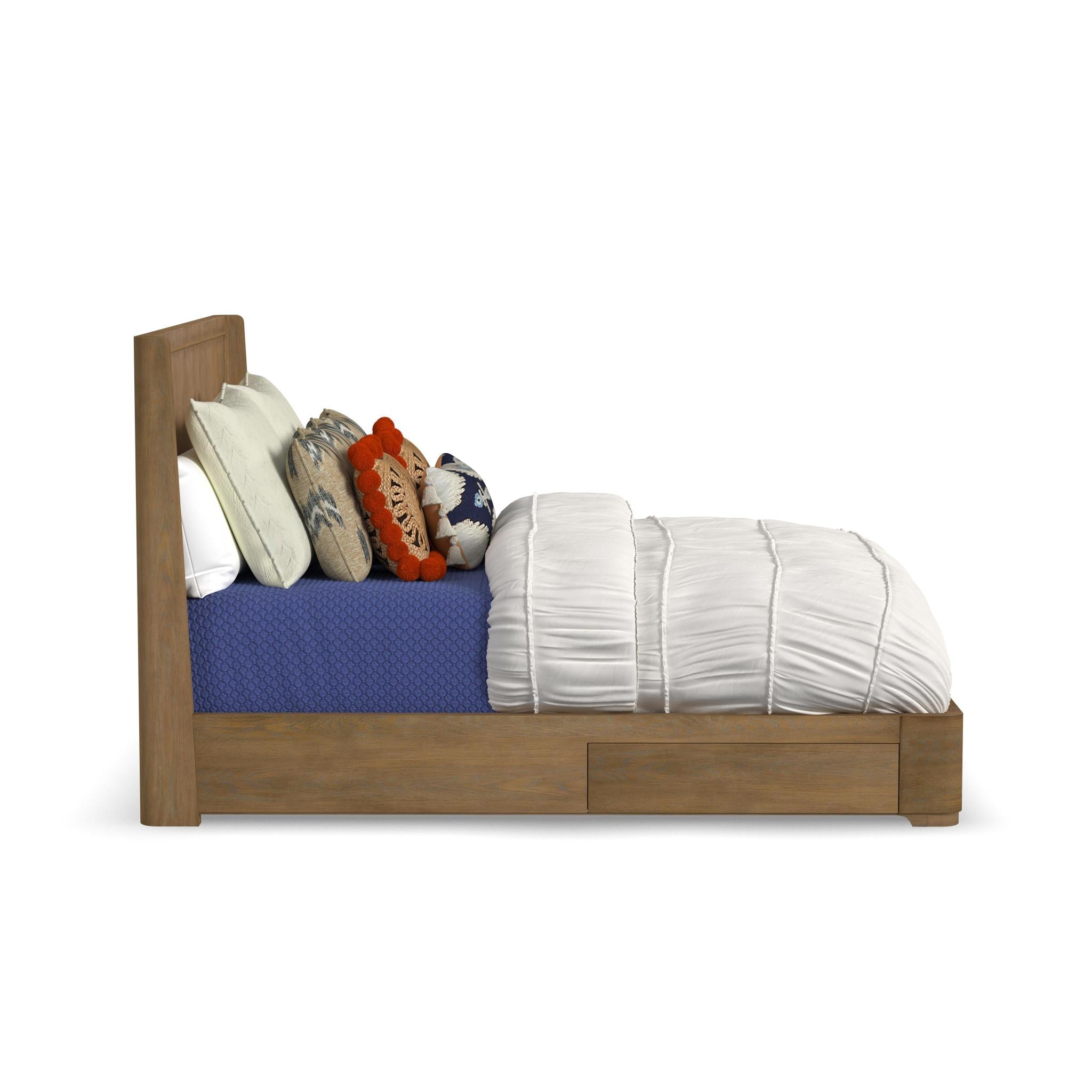 Normandy King Panel Storage Bed