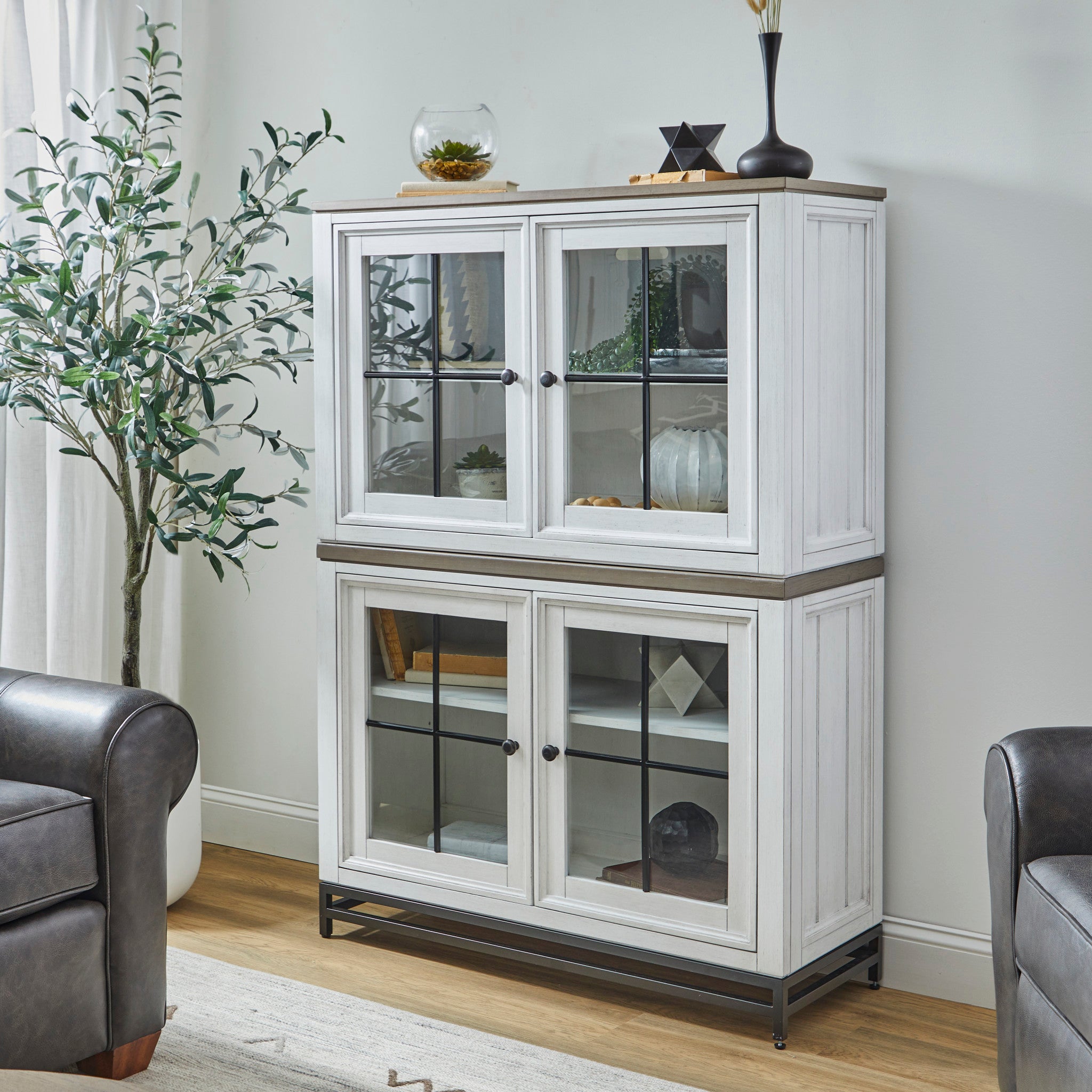 Melody White Stacking Bookcase