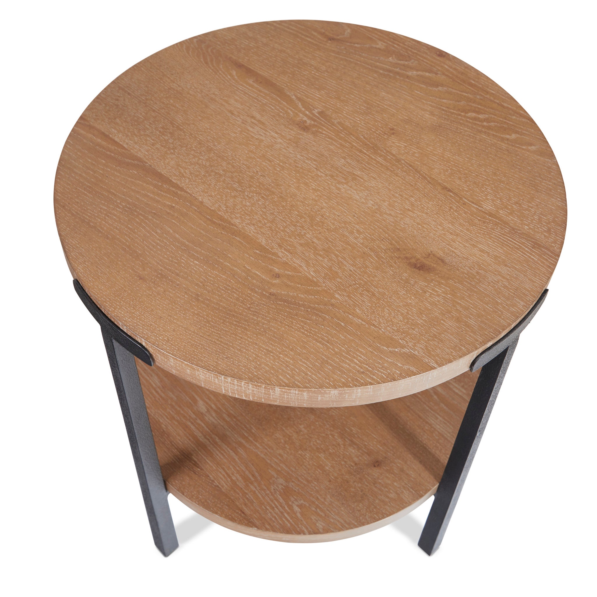 Millwork Brown Round End Table