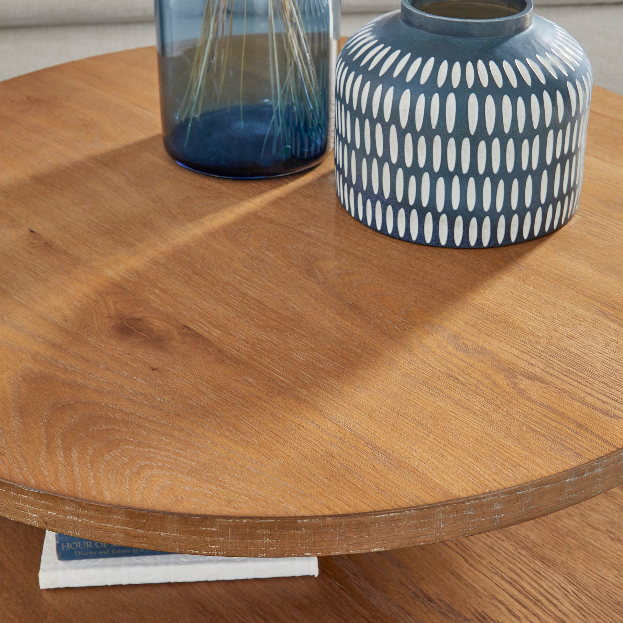 Millwork Round Coffee Table