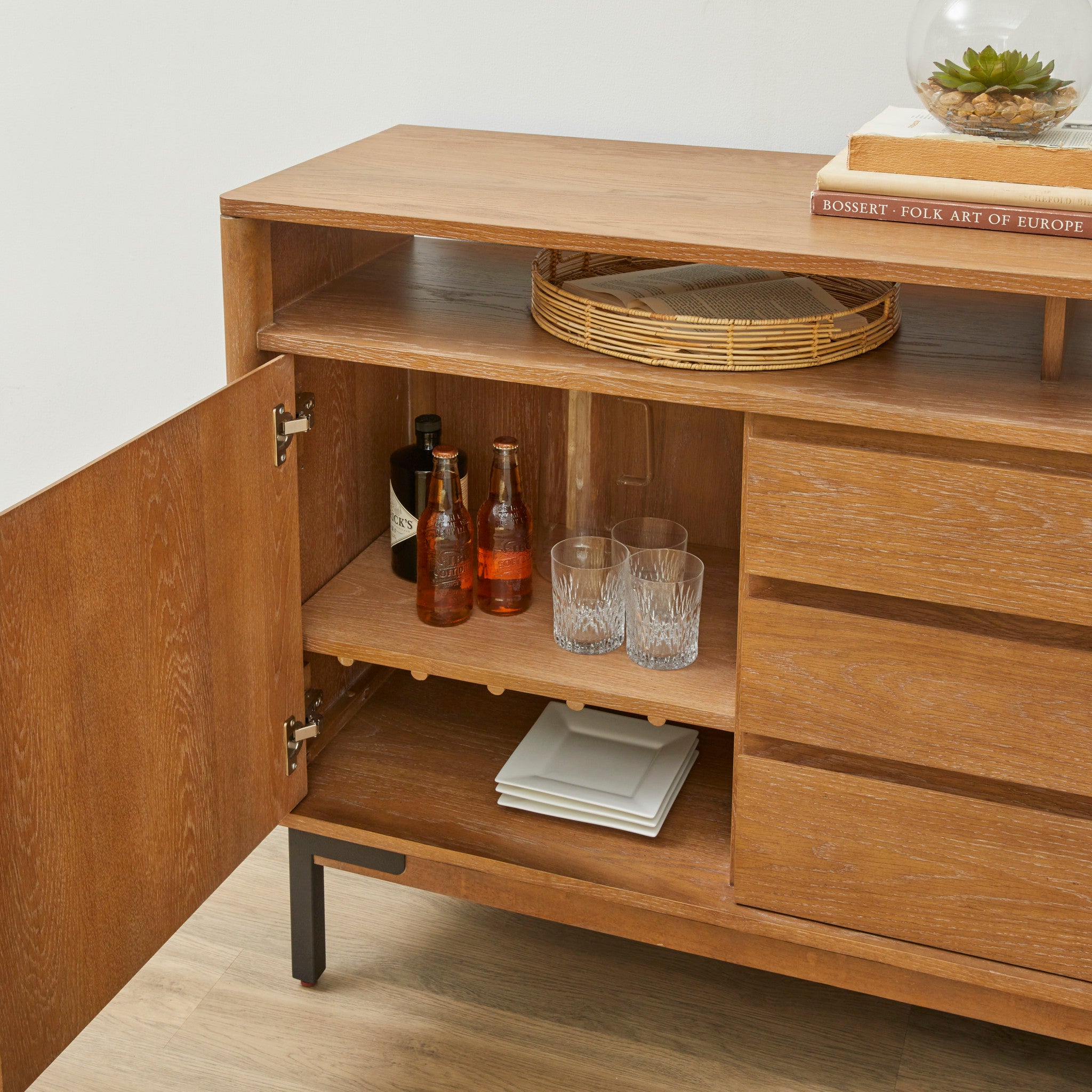 Millwork Brown Sideboard