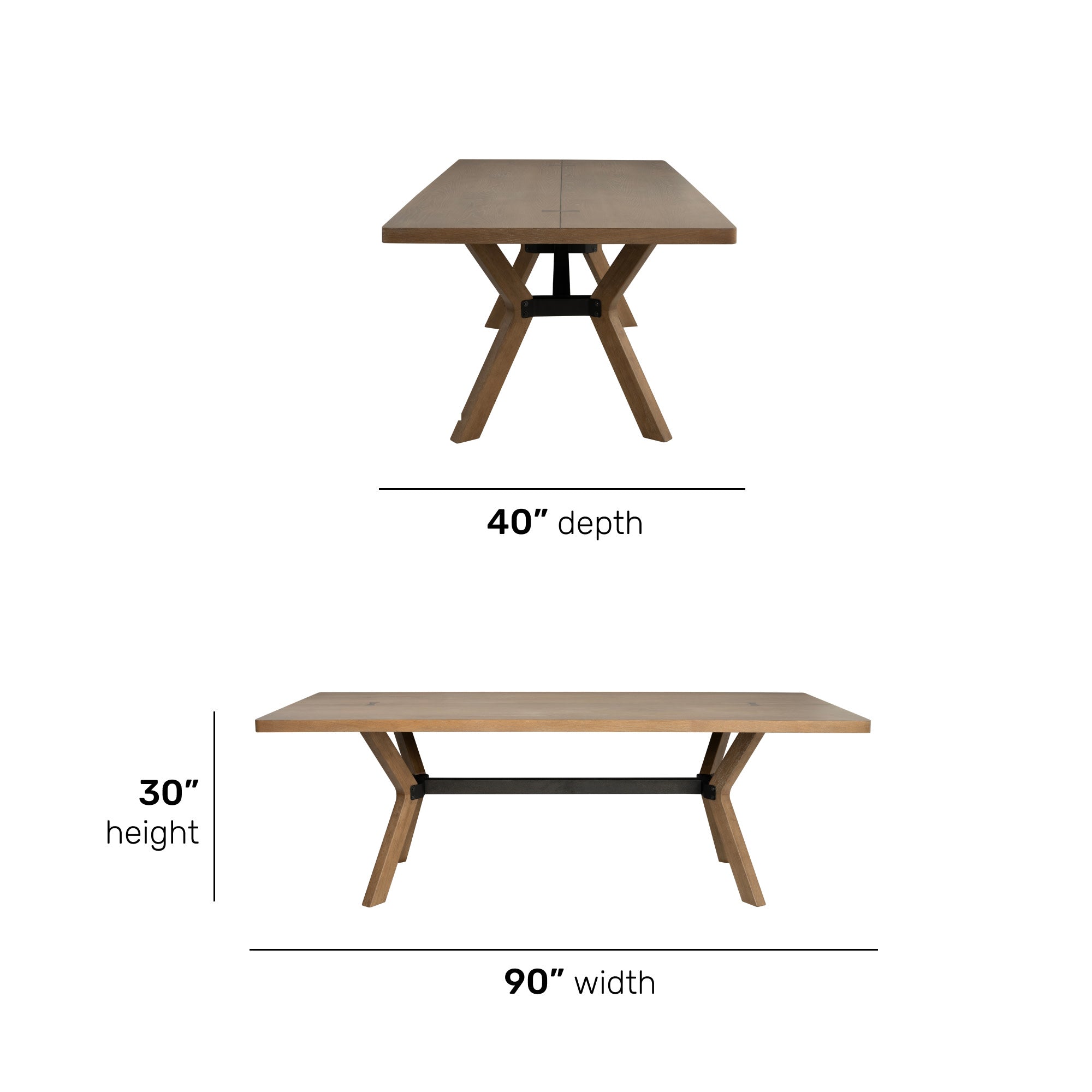 Millwork Rectangular Dining Table