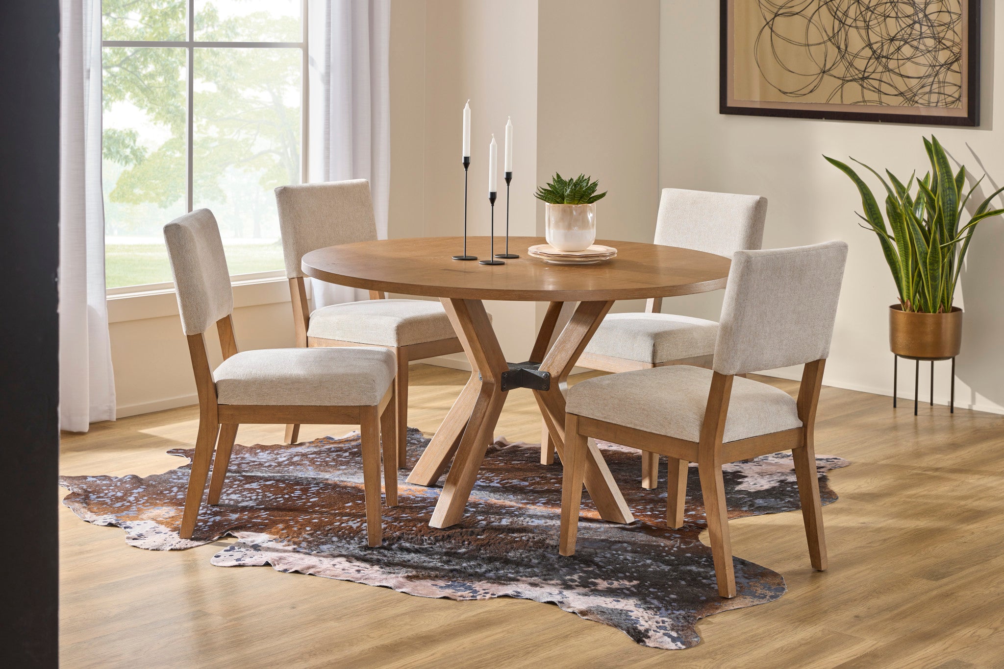 Millwork Round Dining Table