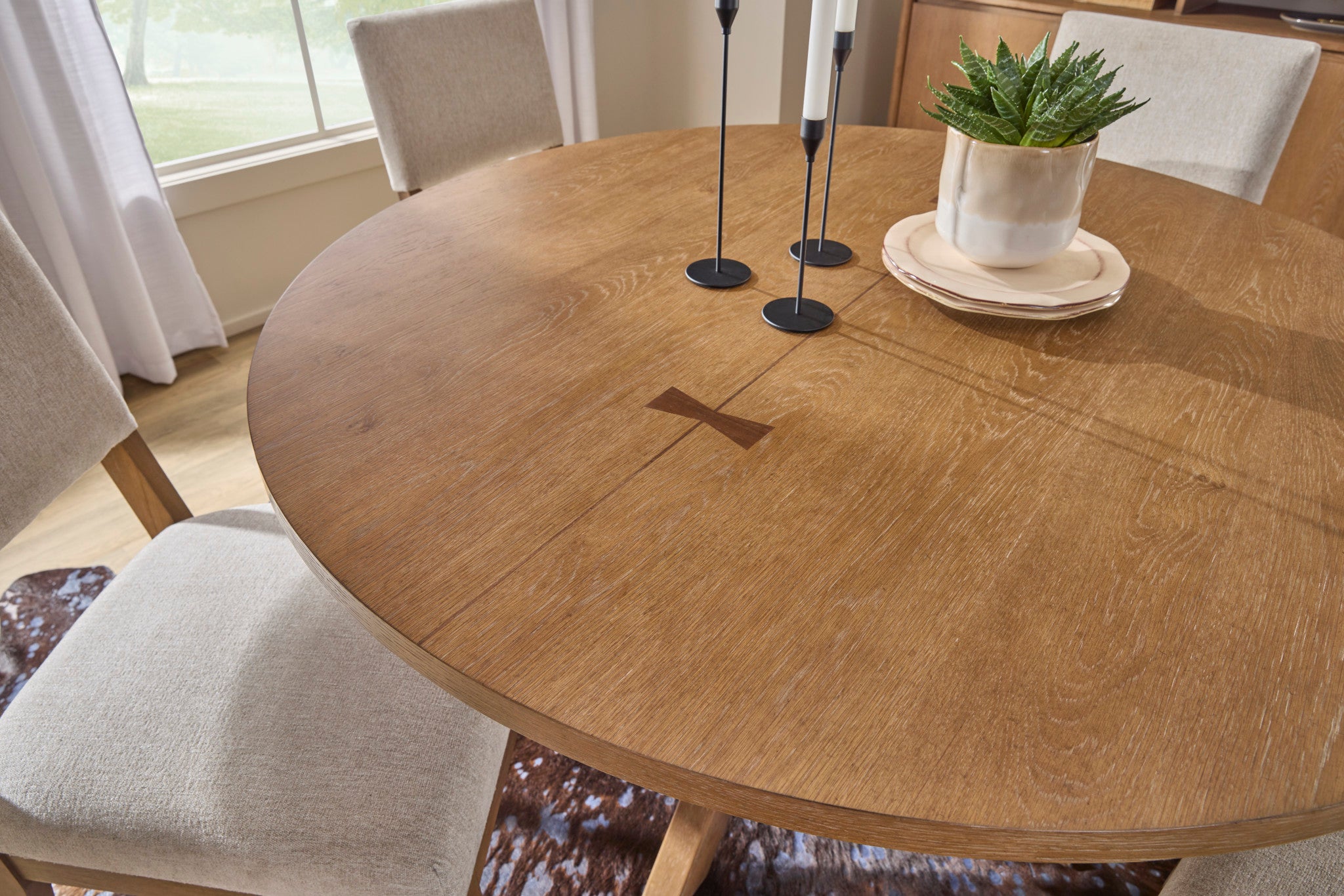 Millwork Round Dining Table