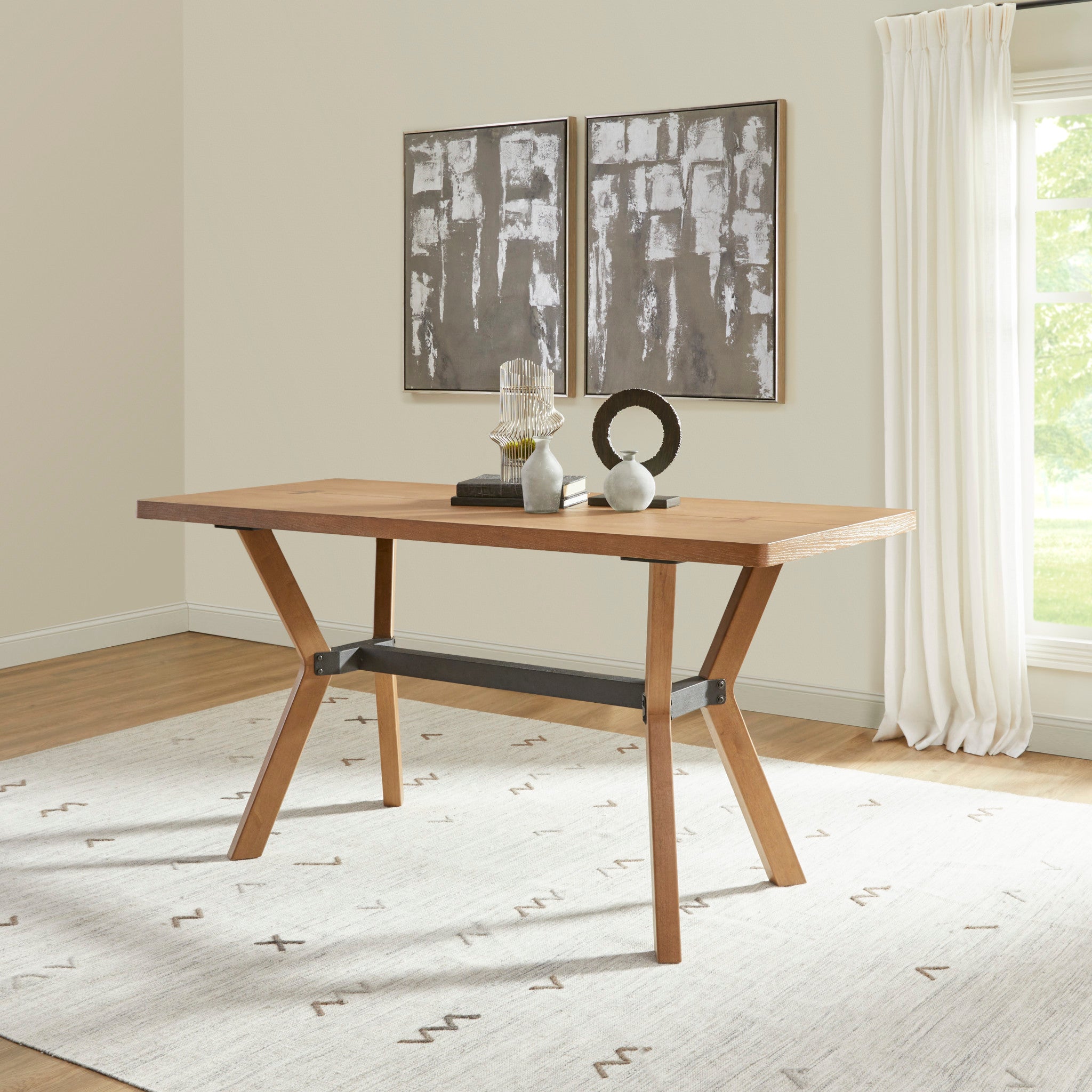 Millwork Brown Friendship Table