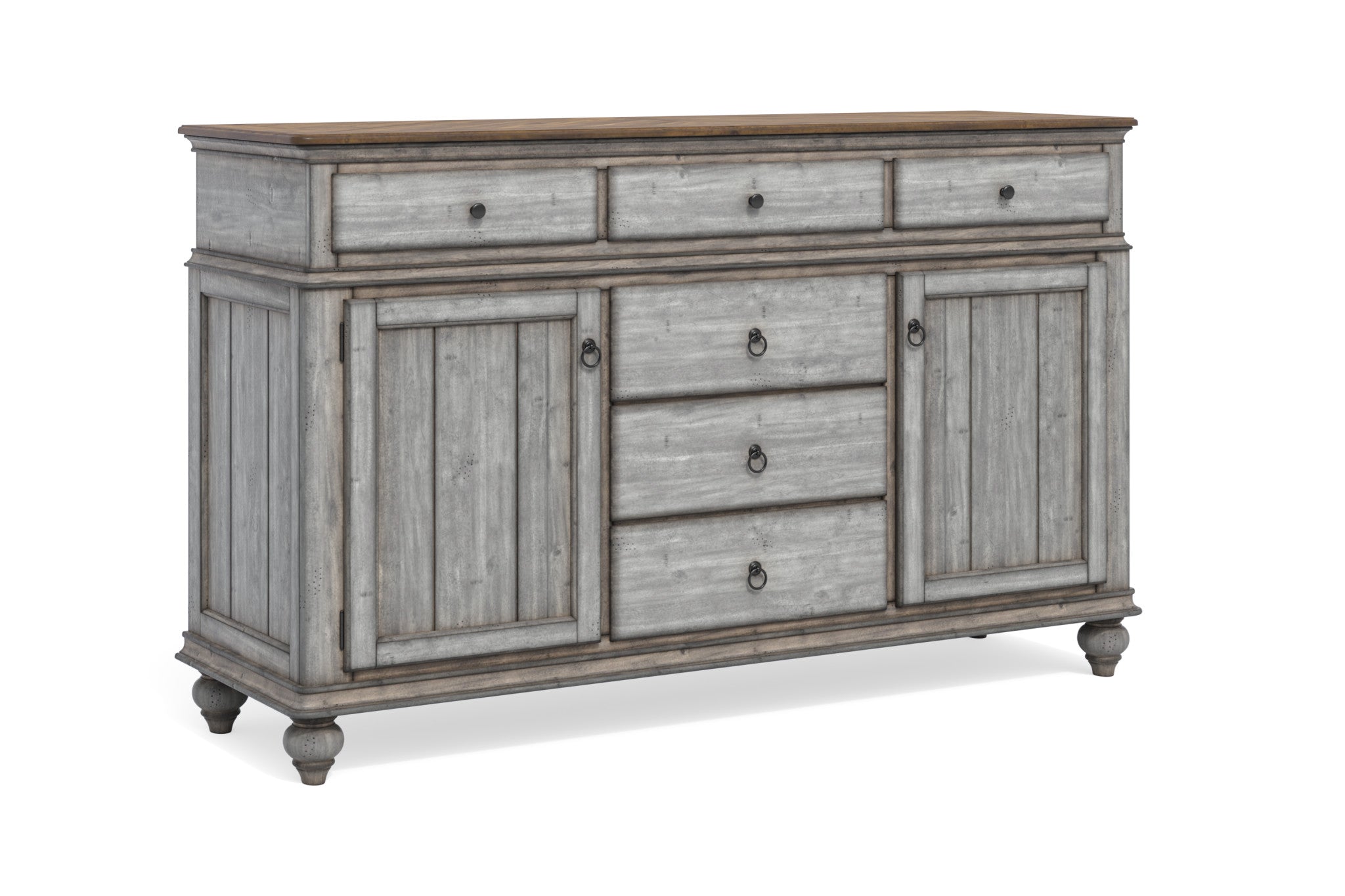 Plymouth Gray Buffet