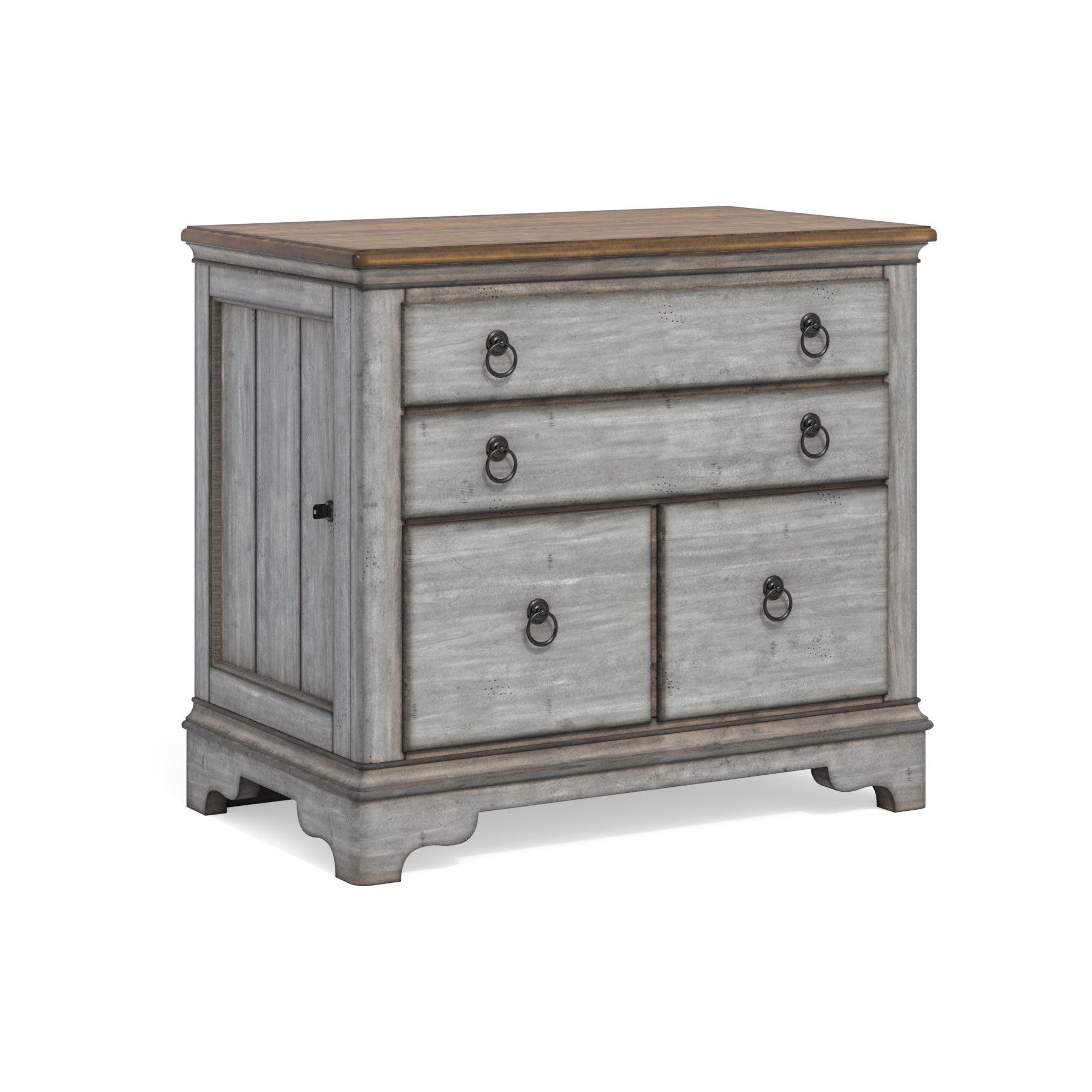 Plymouth Gray File Cabinet