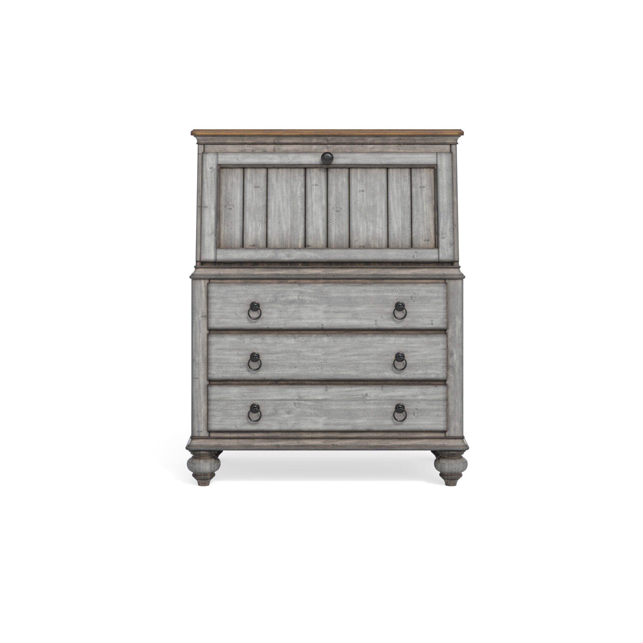 Plymouth Gray Executive Credenza