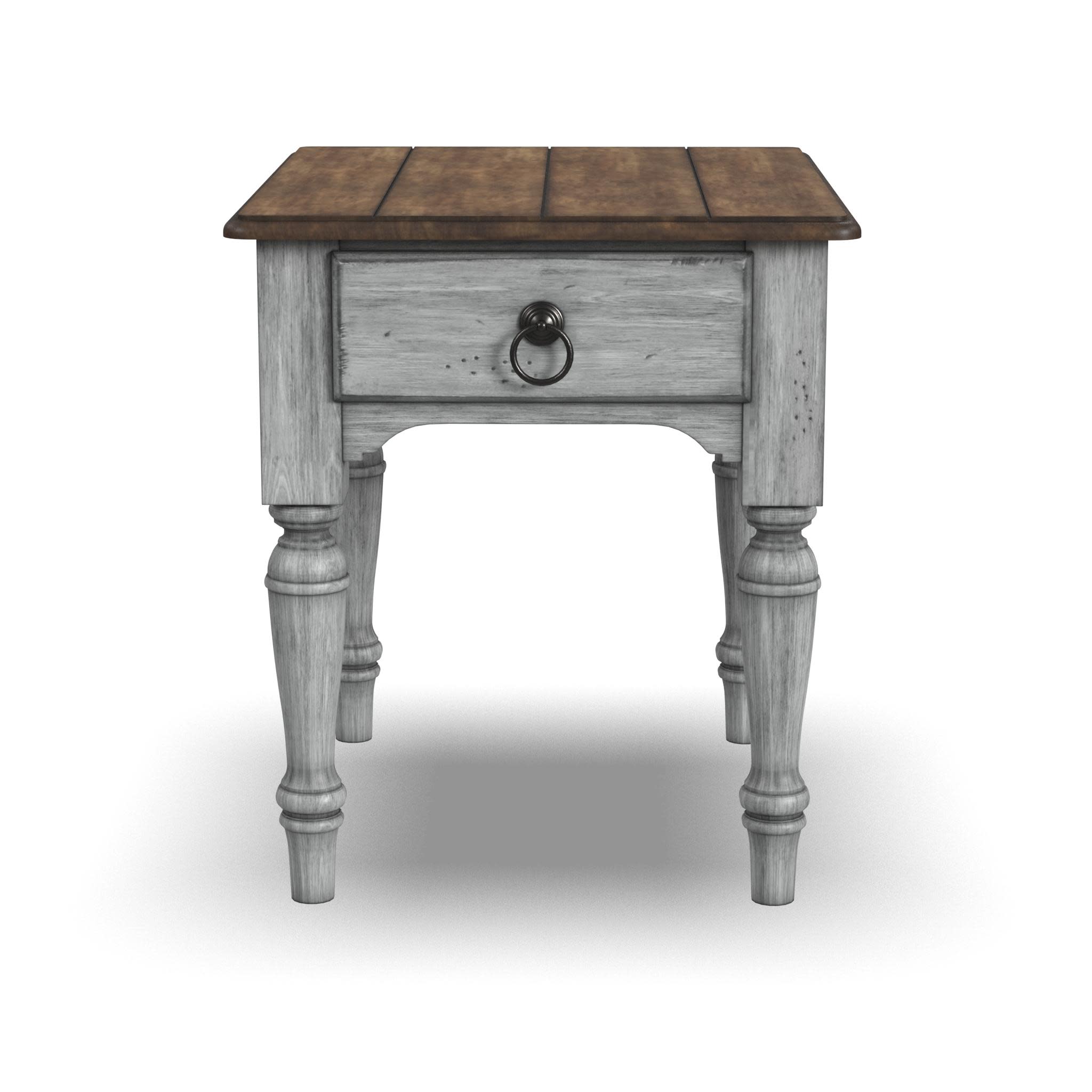 Plymouth Gray End Table