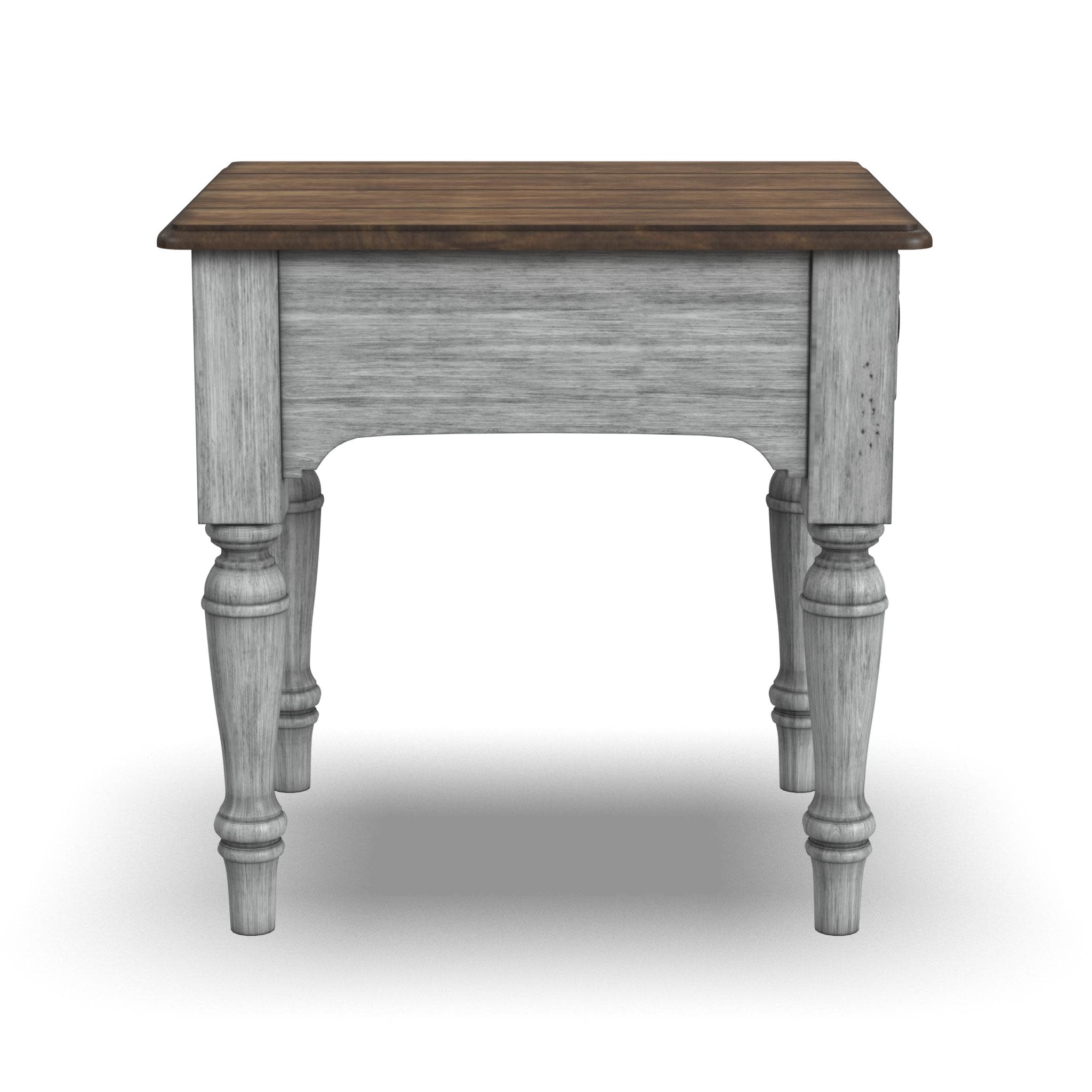 Plymouth Gray End Table