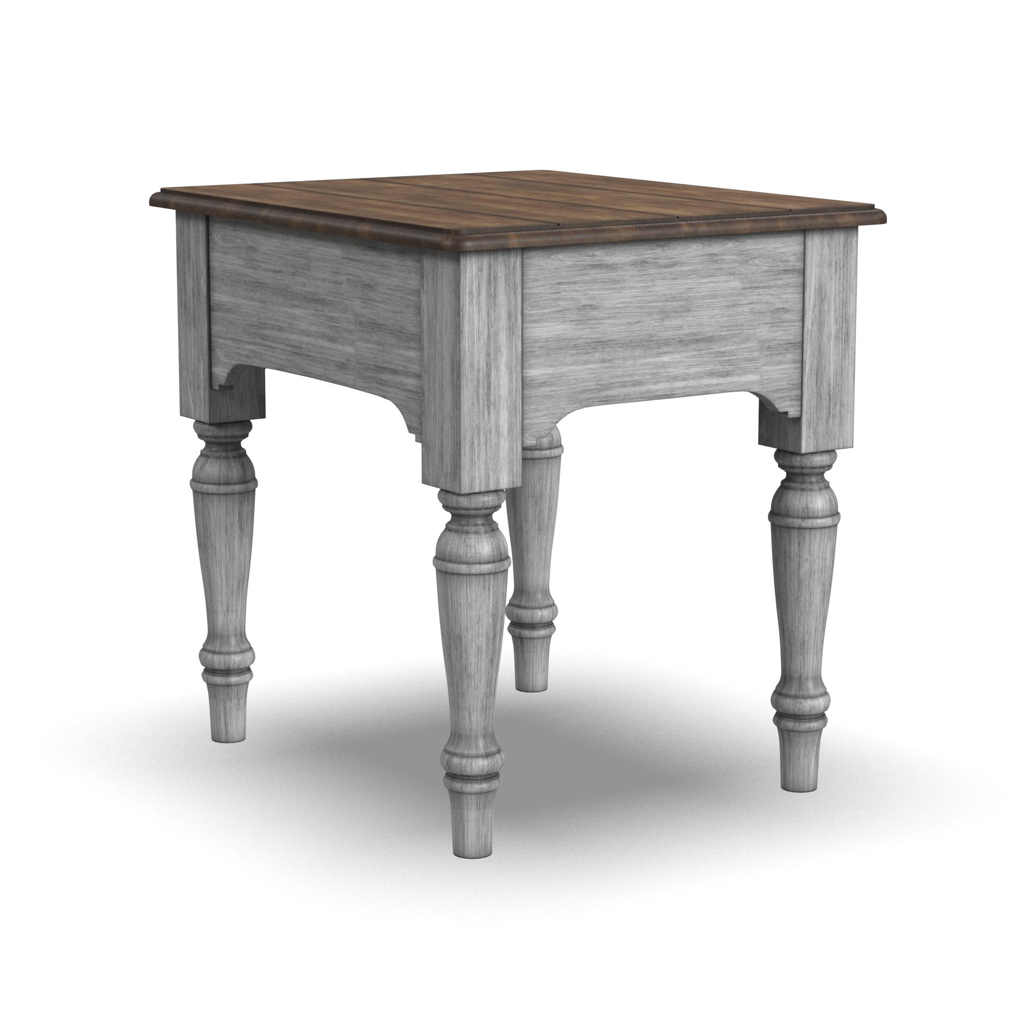 Plymouth Gray End Table