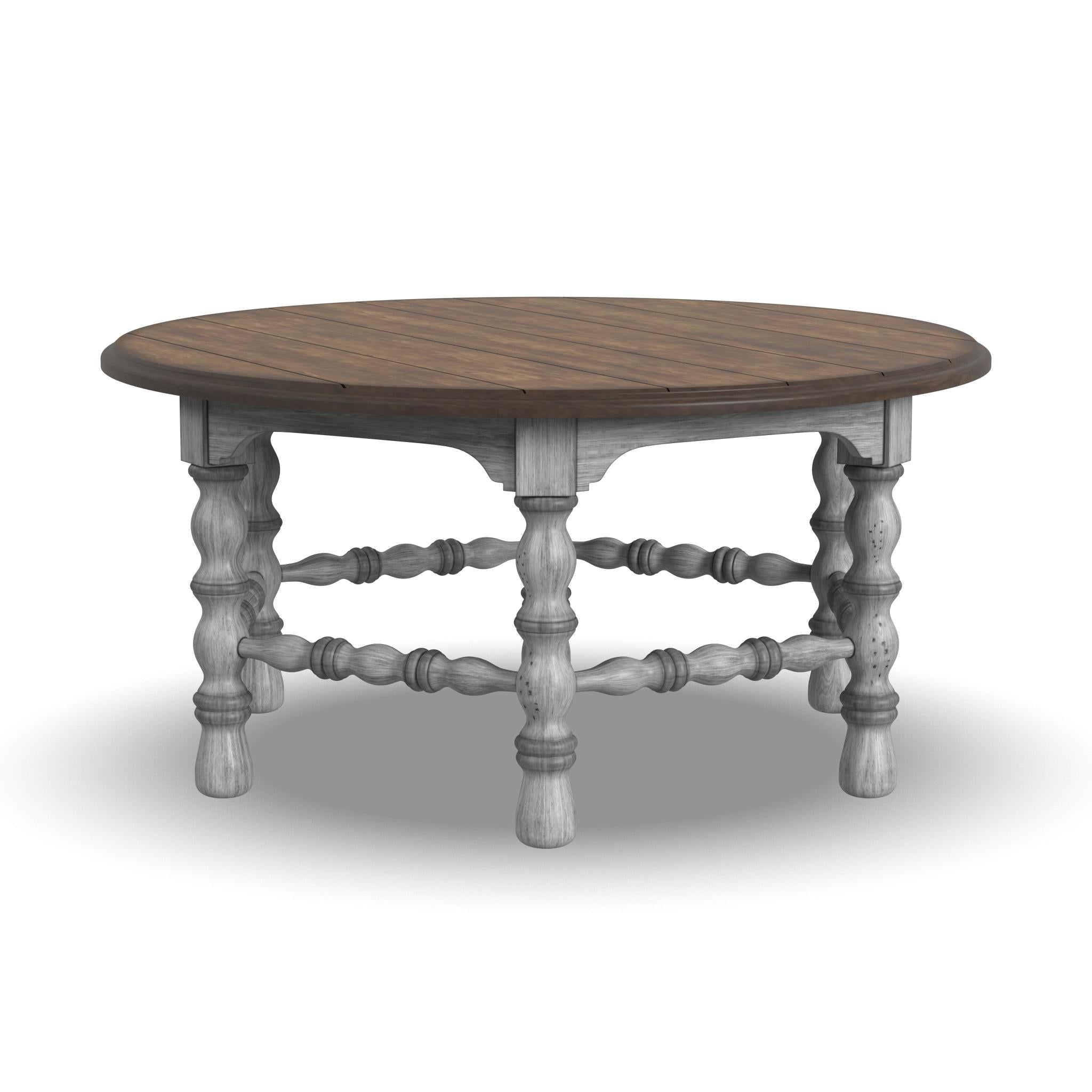 Plymouth Gray Round Cocktail Table