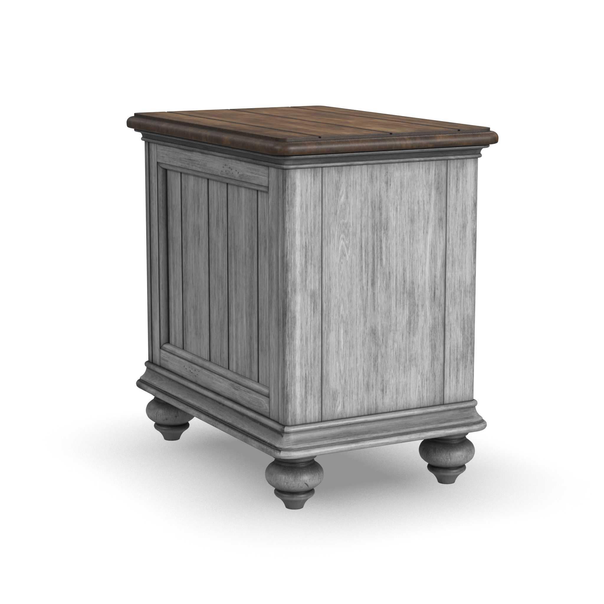 Plymouth Gray Chairside Table